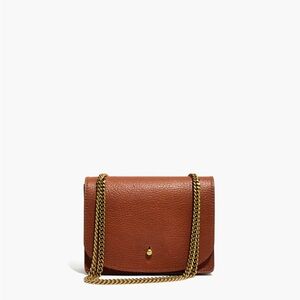 Madewell The Chain Crossbody Bag English Saddle Brown